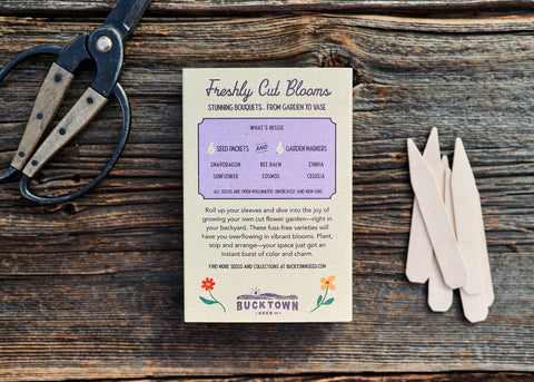Freshly Cut Blooms - Cut Flower Bouquet Seed Kit