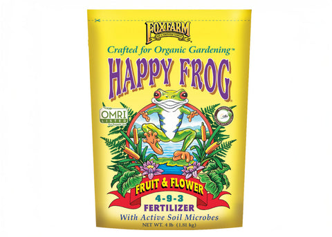 FoxFarm Happy Frog Fruit & Flower Fertilizer - Organic Gardening