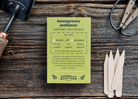 Homegrown Wellness - Medicinal Herb Seed Kit