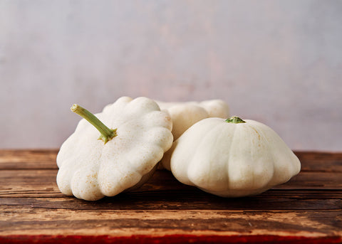 Heirloom Seeds - Early White Bush Scallop Squash - Bucktown Seed Company-01