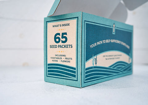 Emergency Heirloom Seed Bank (65 Organic Packets)