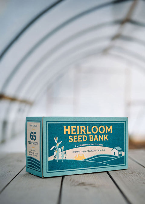 65 Organic Seed Packets