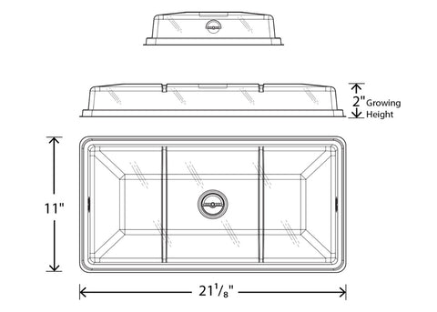 Vented Humidity Domes 2" - 5 Count