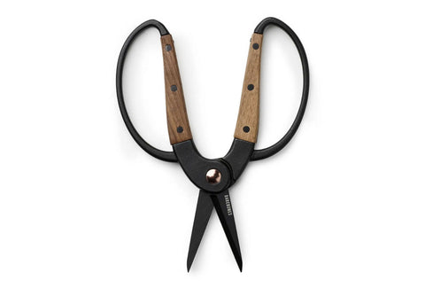 walnut garden scissors Walnut Garden Scissors, Small- Barebones