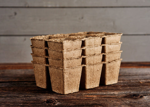 CowPot Six Cell Flat - Transplant Pot - Bucktown Seed Company_01