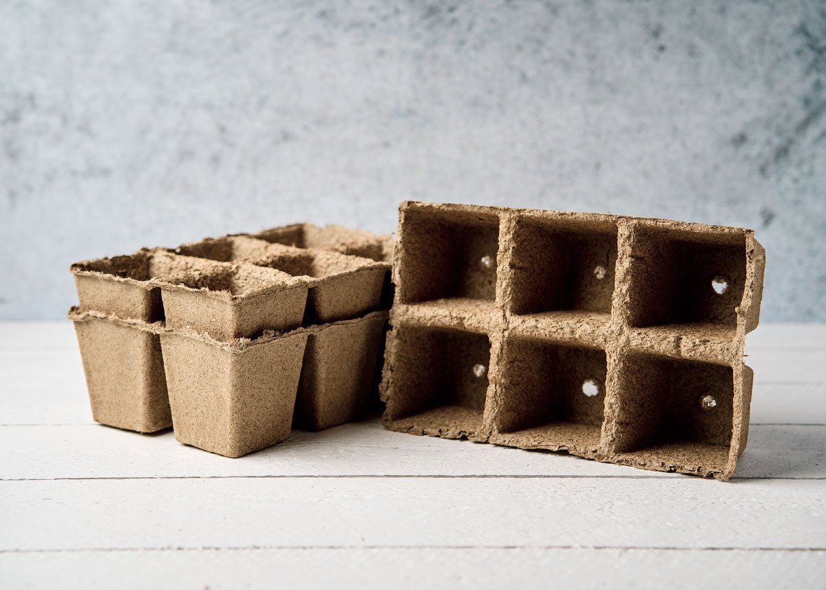 3&quot; Six-Cell CowPots – Set of 3