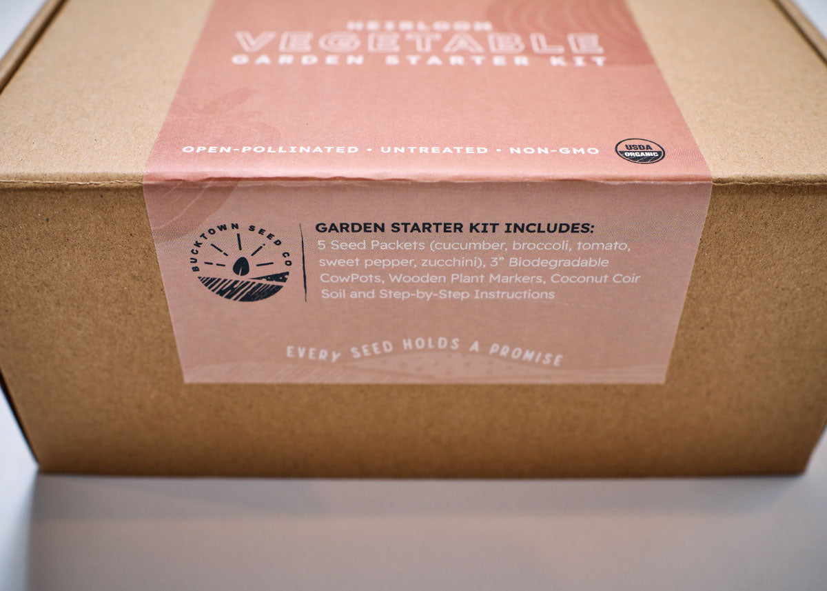 Vegetable Garden - Starter Seed Kit - Organic