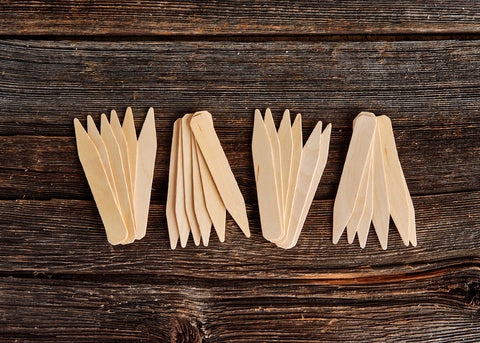 4" Wooden Seed Starting Labels - 24 Count